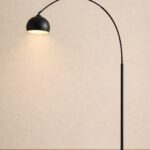 Brillo Black Arched Floor Lamp