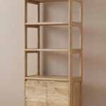 Ivan Wooden Display Shelves Unit