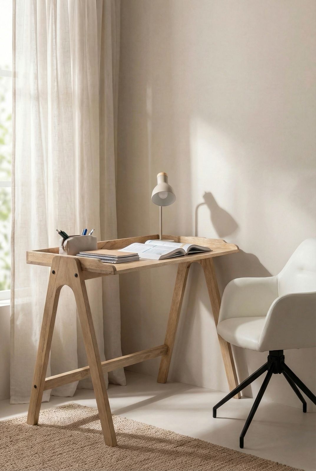 Valere Wooden Desk - Image 2