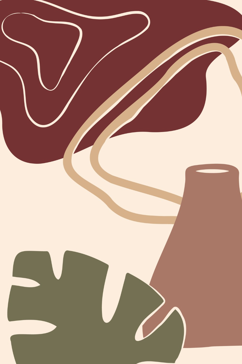 Canyon Lines Wall Art - Image 2