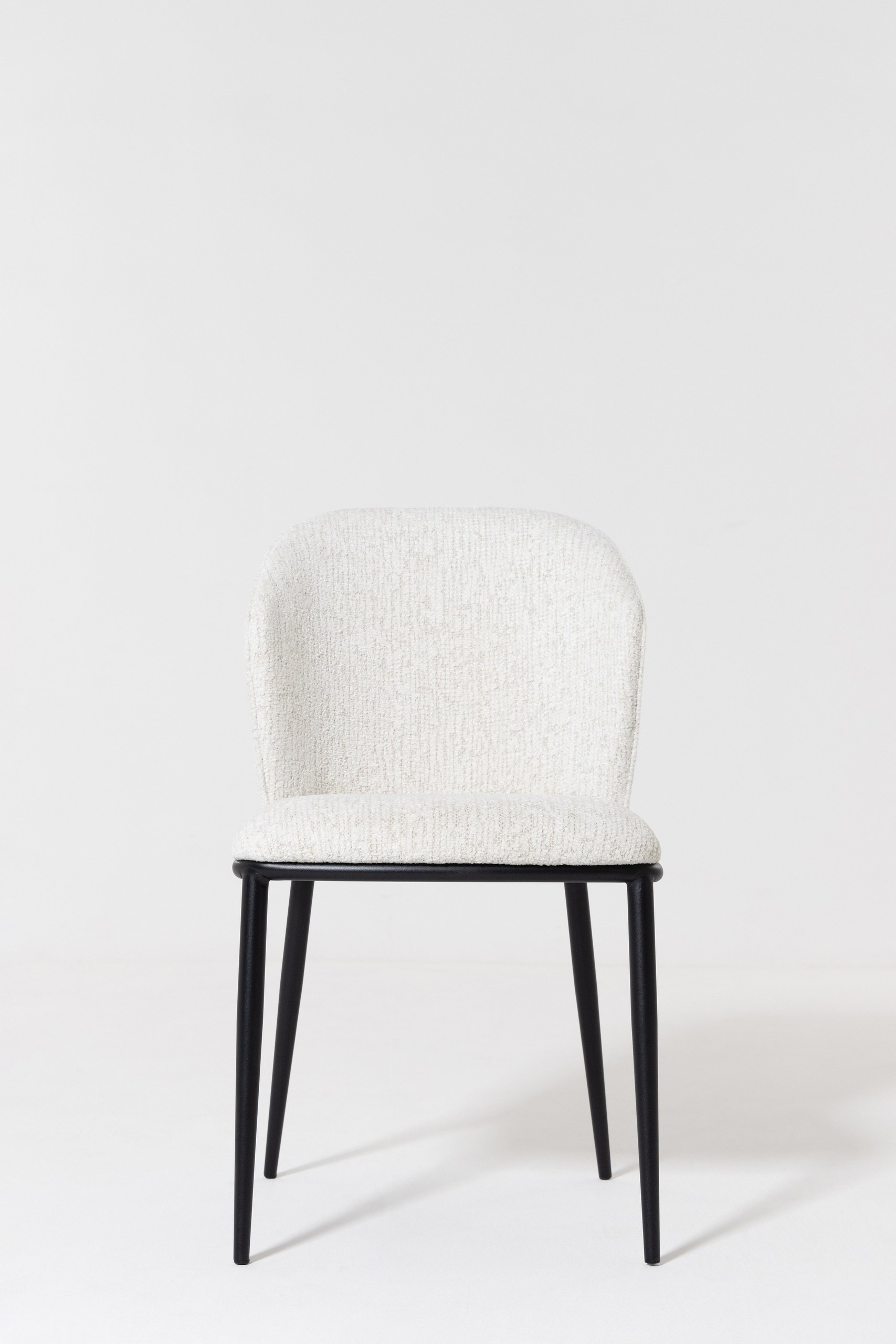 Calina Light Beige Dining Chair - Image 9
