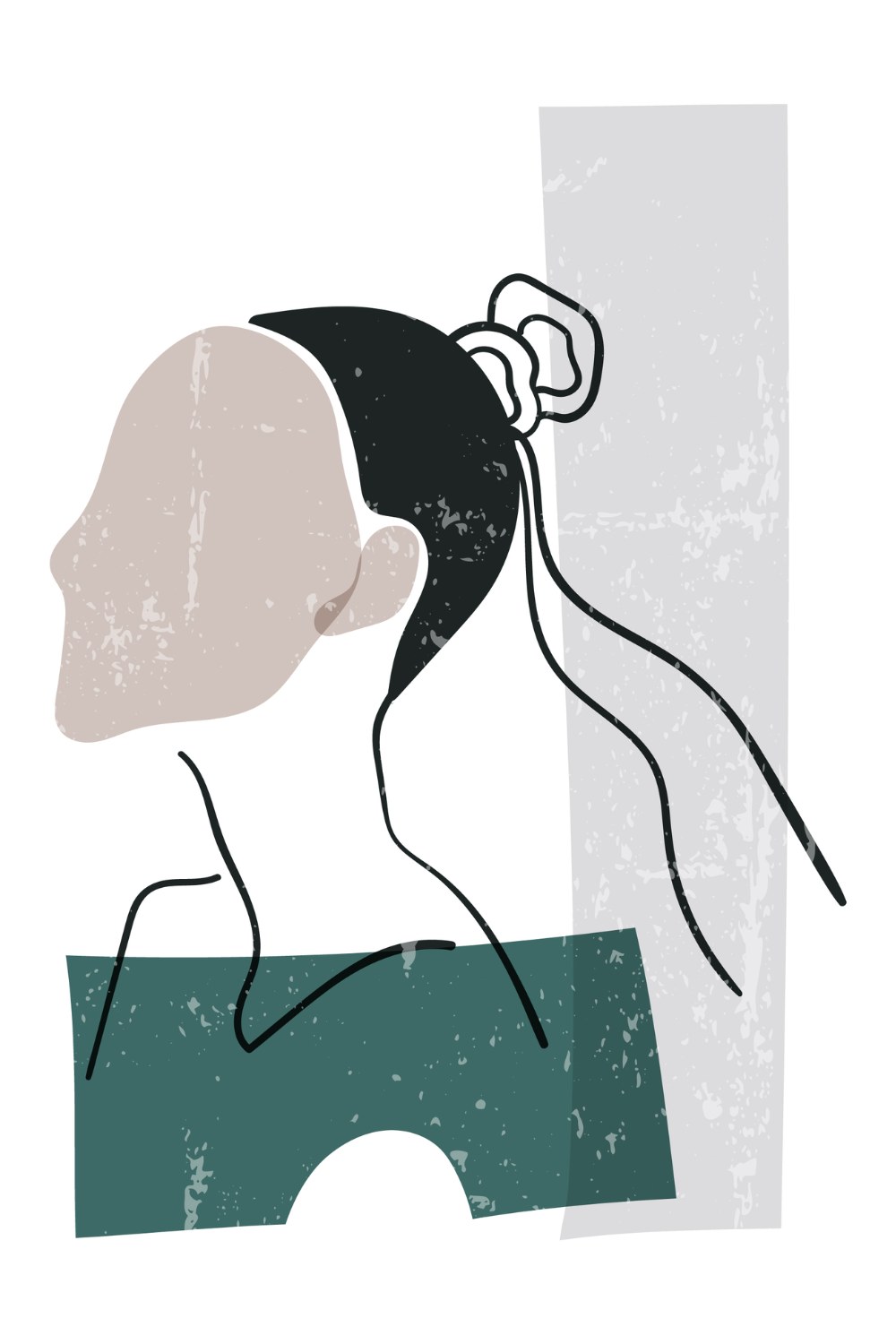 Calm Profile Wall Art - Image 2