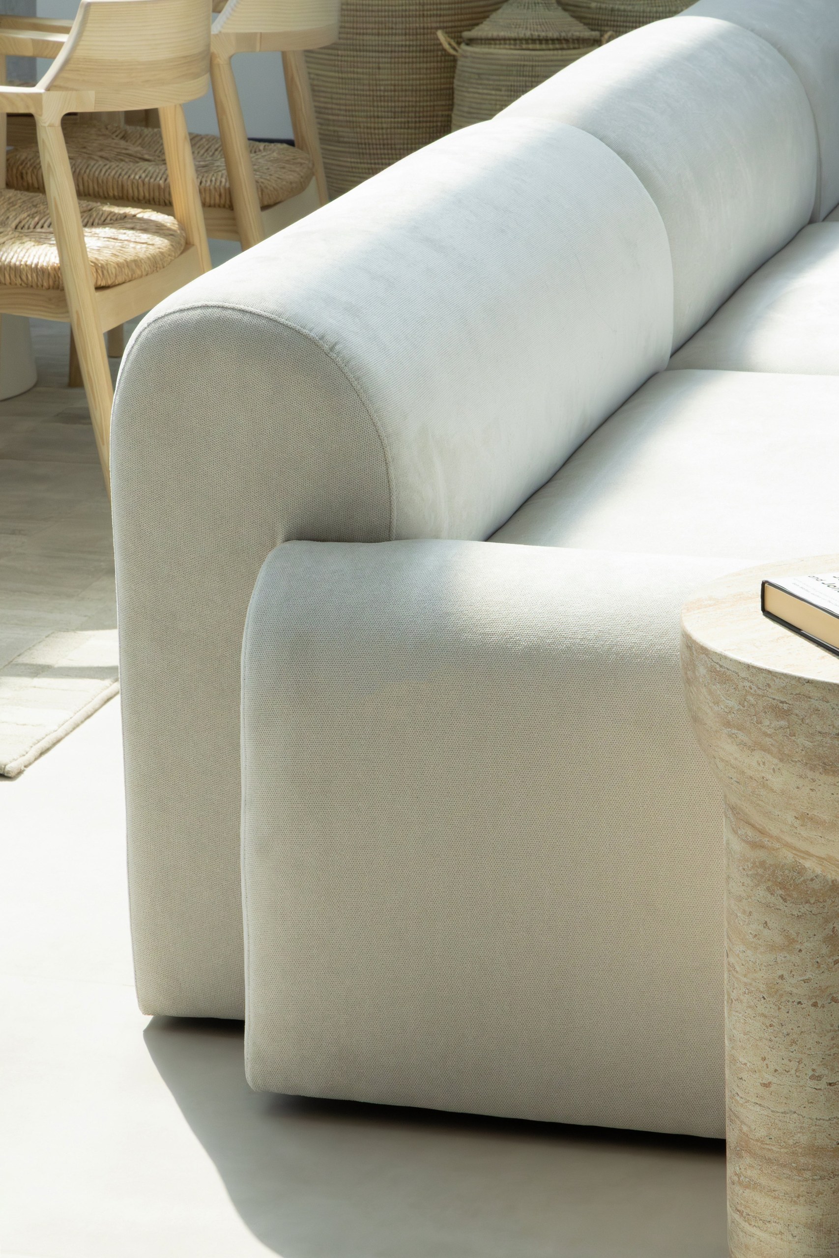Kallia Ivory Sofa 2 Seater - Image 4