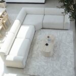 Kallia Ivory L-Shape Sectional Sofa