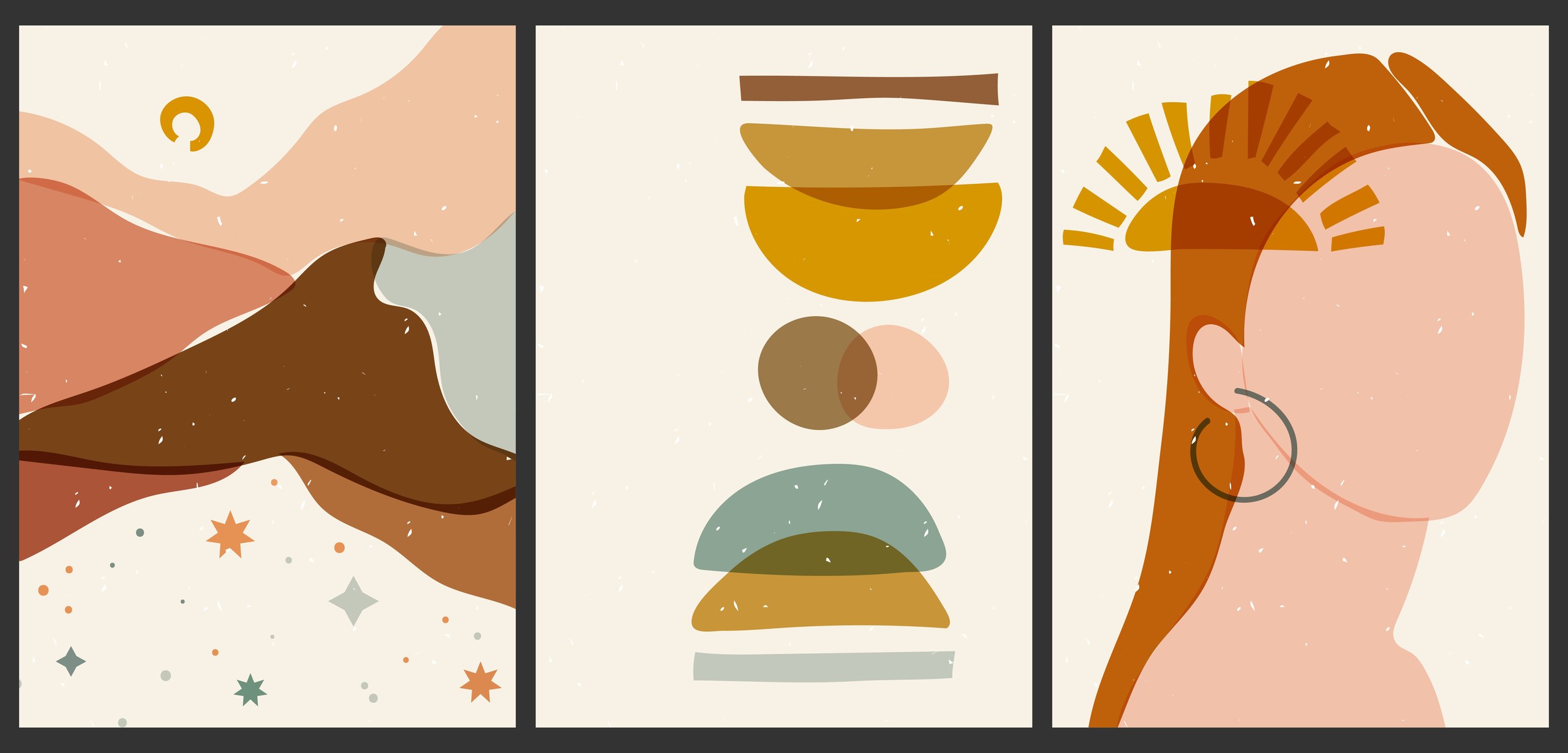 Desert Geometry Wall Art - Image 3
