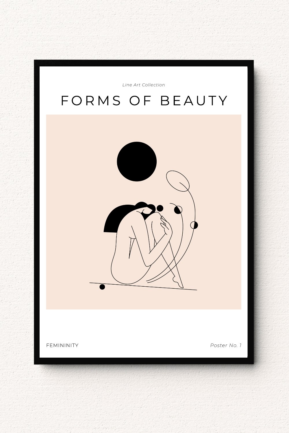 Abstract Femininity Wall Art I