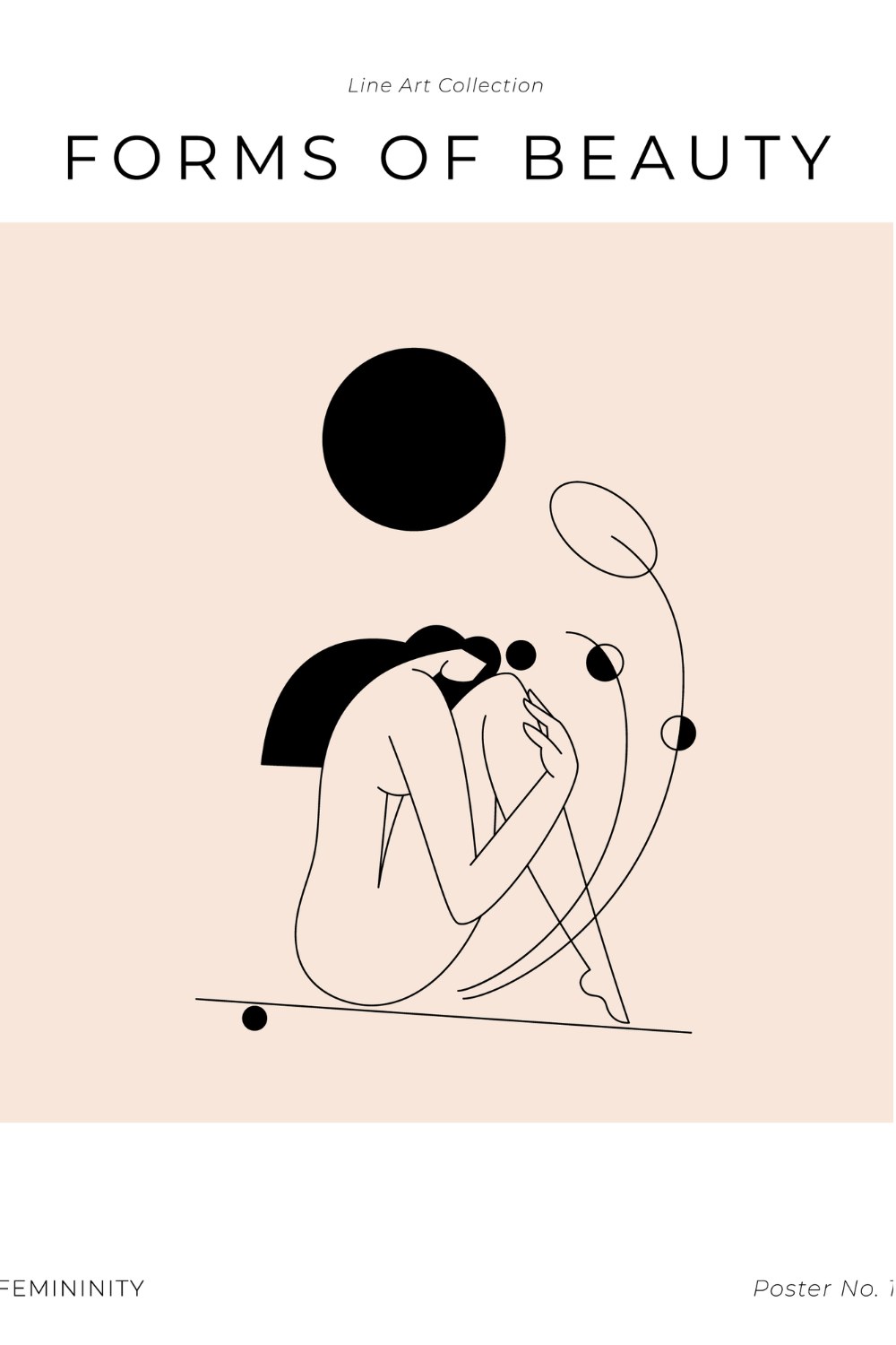 Abstract Femininity Wall Art I - Image 2
