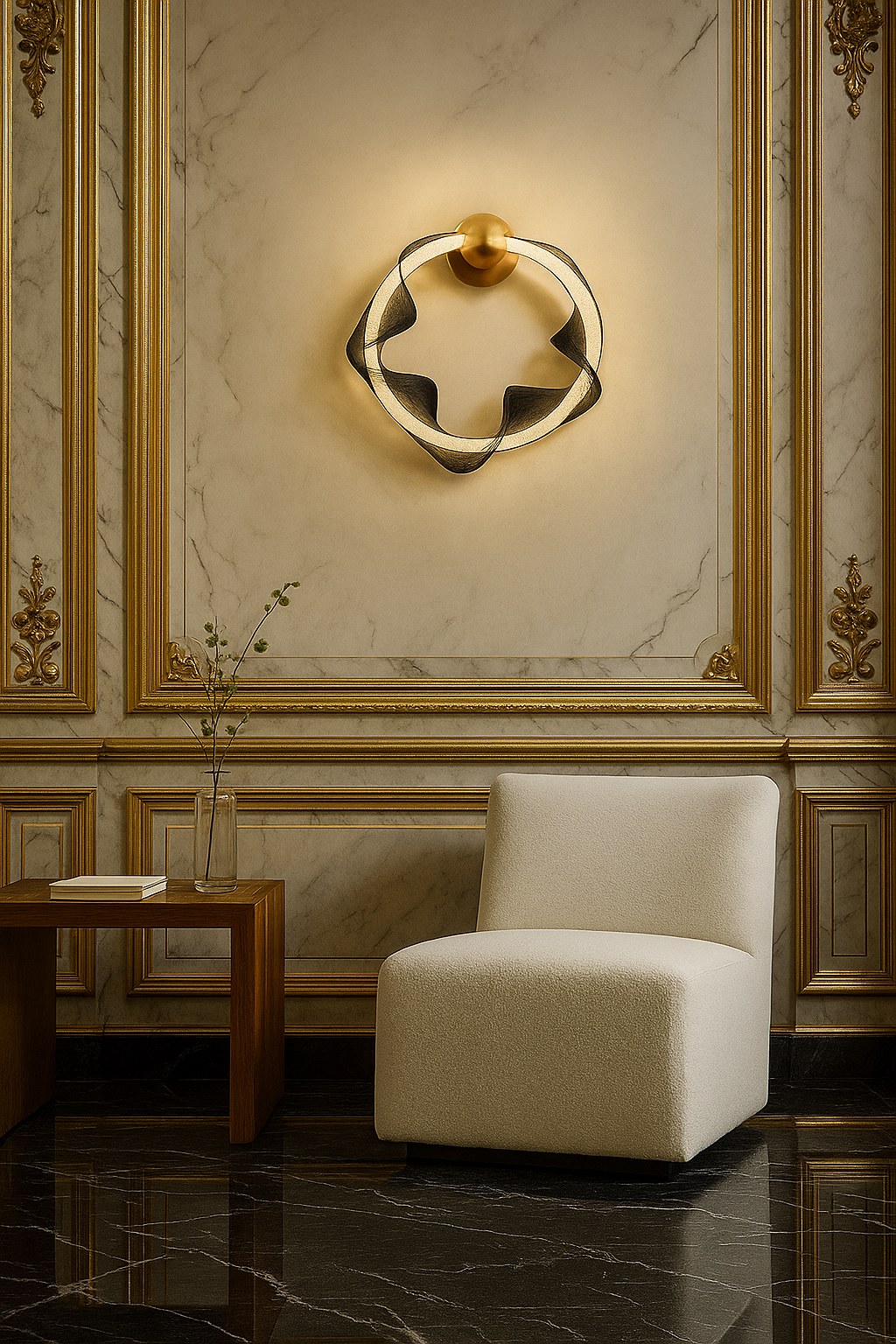 Circa Black Wall Light