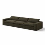 Orvella Olive Wood 3 Seater Sofa