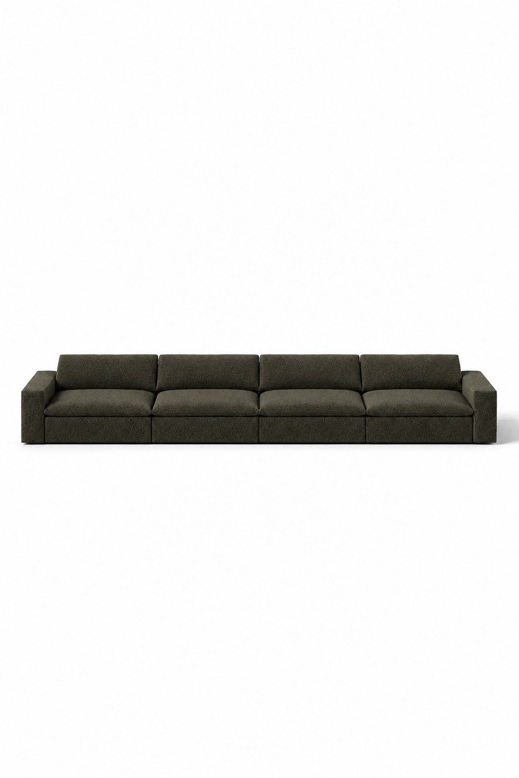 Orvella Olive Wood 4 Seater Sofa