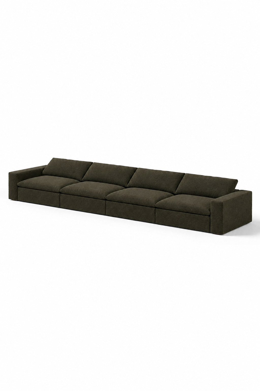 Orvella Olive Wood 4 Seater Sofa - Image 2
