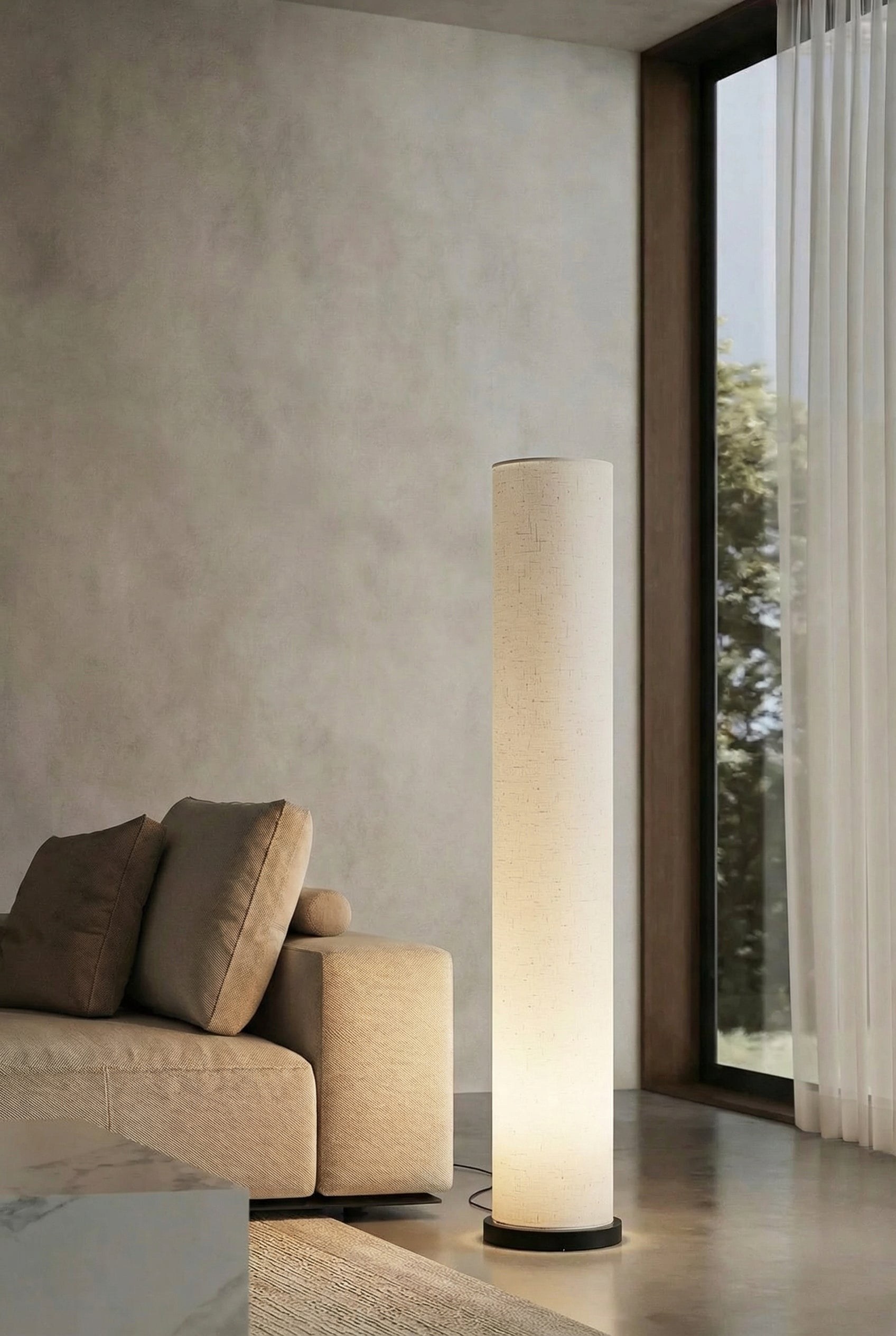 Everett Column Floor Lamp