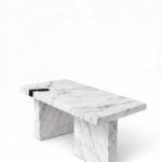 Santorini Viola White Coffee Table
