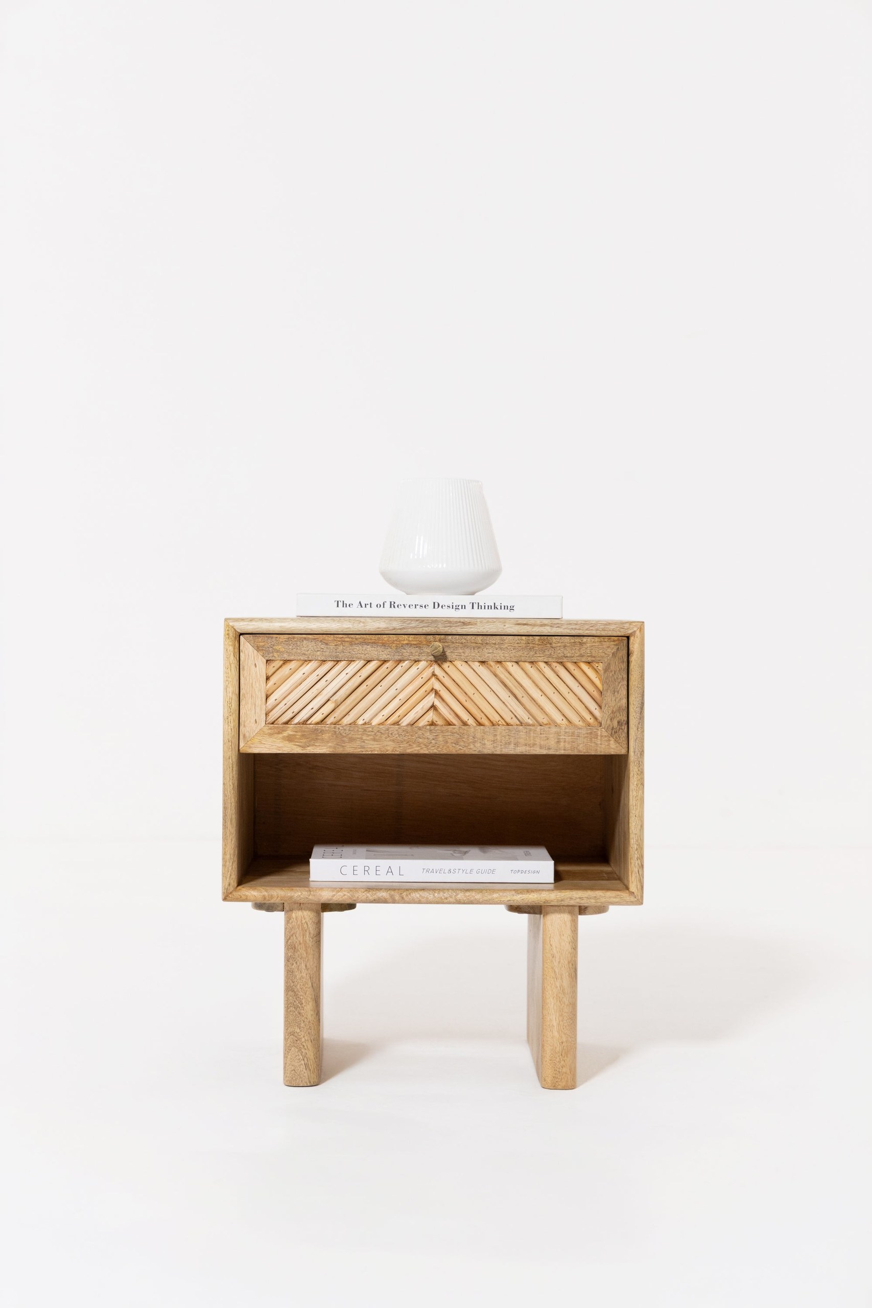 Bastien Mango Wood Bedside Table - Image 6