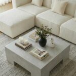 Morviano Ash Grey Speckled Microconcrete Coffee Table