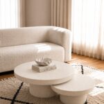 Velmor Off White Speckled Nesting Coffee Table
