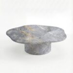 Harlowe Grigo Oro Marble Irregular Top Coffee Table