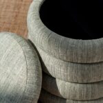 Sevil Sage Moss Layers Storage Pouf