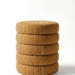 Sevil Caramel Glow Layers Storage Pouf