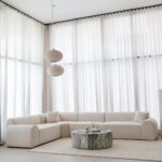 Kallia Cream Boucle L-Shape Sectional Sofa