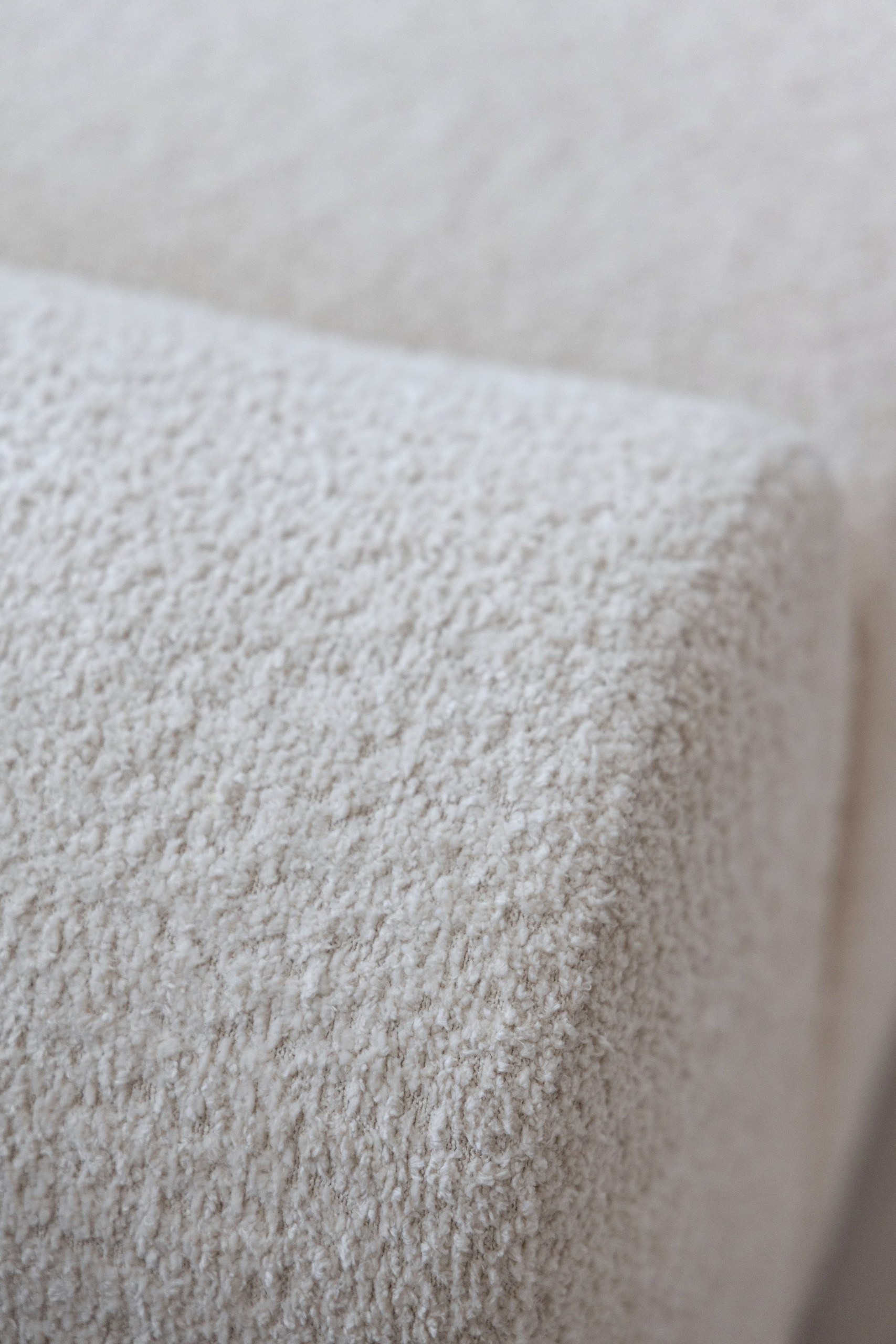 Kallia Cream Boucle L-Shape Sectional Sofa - Image 2