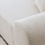 Kallia Cream Boucle L-Shape Sectional Sofa