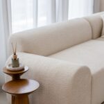 Kallia Cream Boucle L-Shape Sectional Sofa