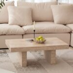 Lumiere Travertine Coffee Table