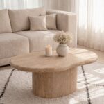 Despina Travertine Coffee Table