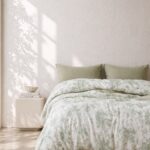 Selvara Vintage Botanical Printed Queen Bed Sheet, Duvet Cover & Pillowcase Set