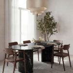 Maxine Verde Alpi Marble Dining Table