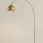 Brillo Golden Arched Floor Lamp