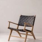 Alvion Black Strap Lounge Chair