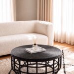 Ravira Rattan Black Coffee Table