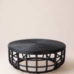 Ravira Rattan Black Coffee Table