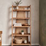 Nerix Teakwood Display Shelf