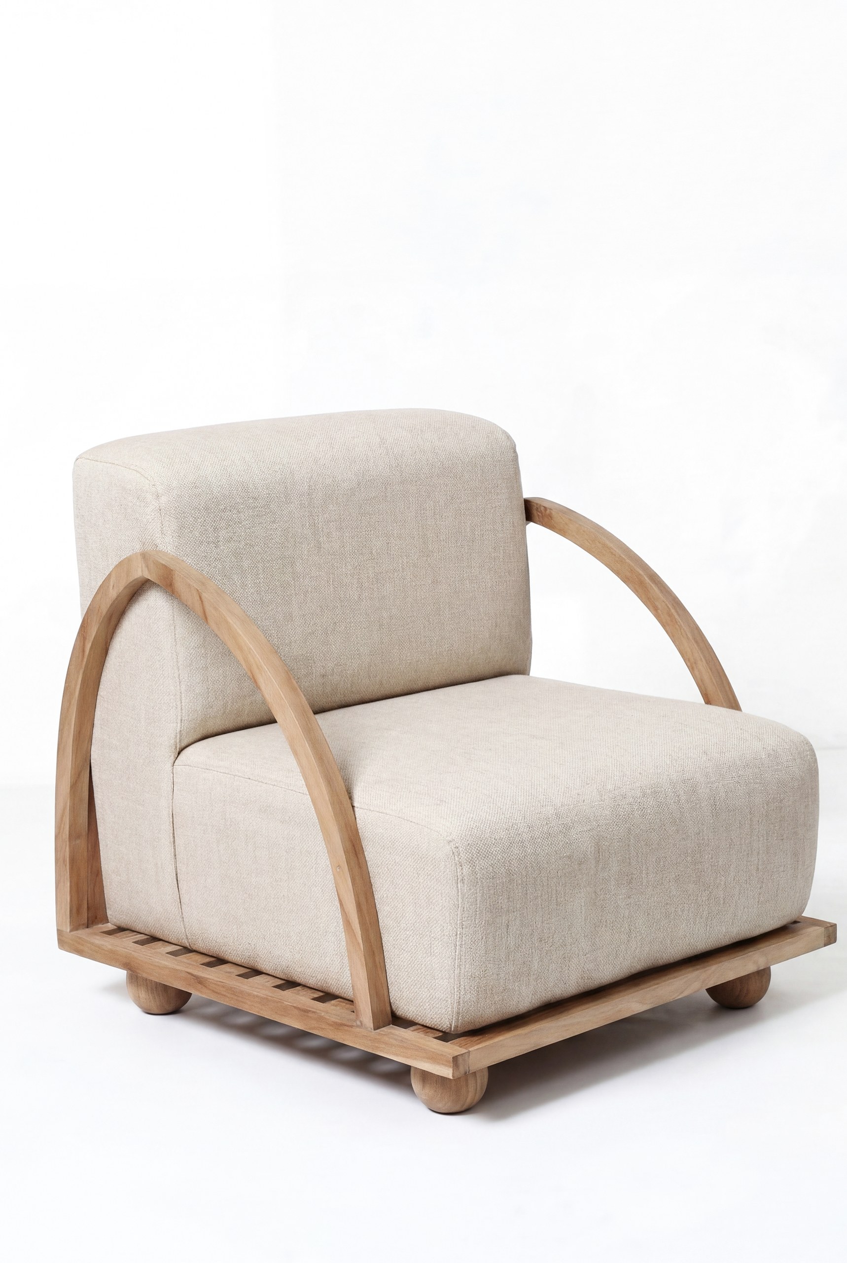Caelo Cream Accent Chair - Image 2
