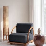 Caelo Black Accent Chair