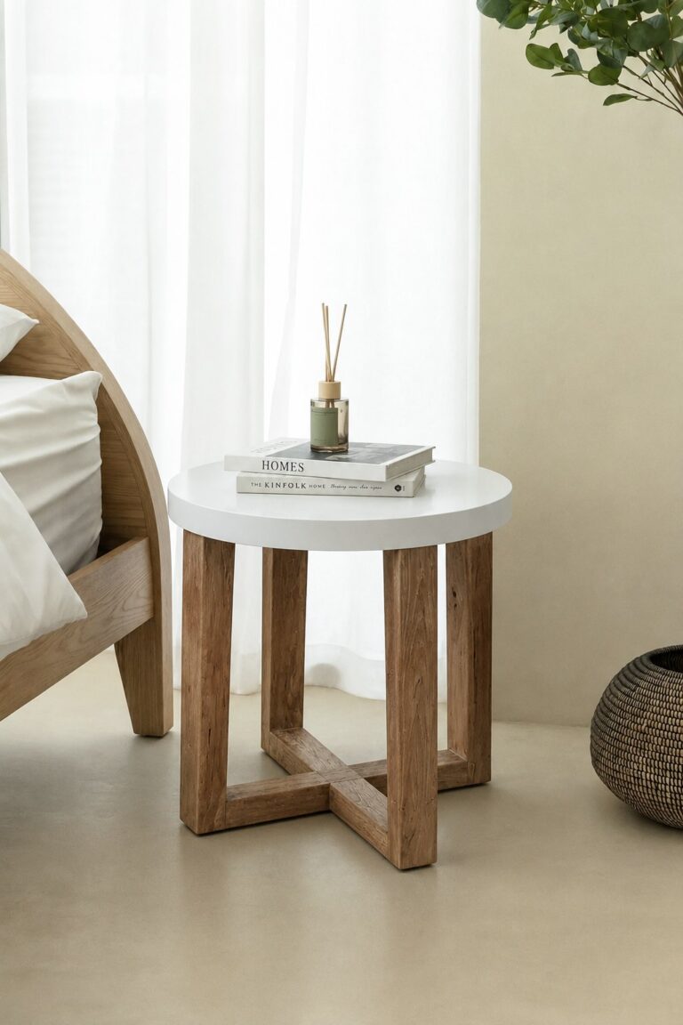 Virlex Cross Base Side Table