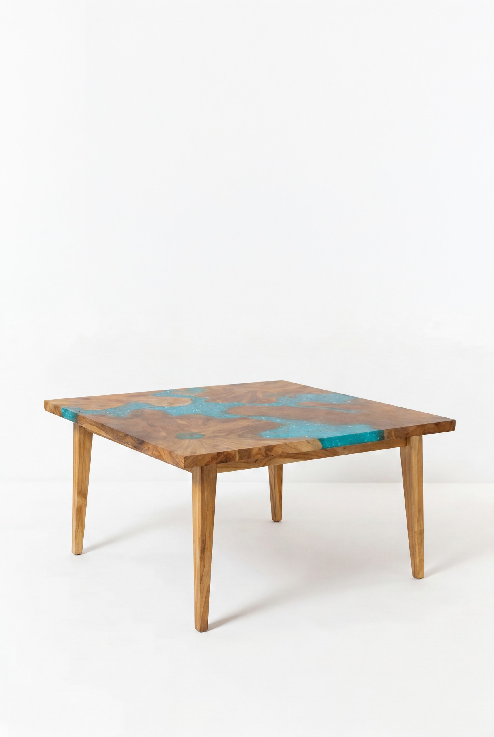 Verix Resin Wood Dining Table - Image 2