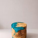 Verix Resin Wood Side Table