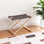 Velion Leather Folding Stool