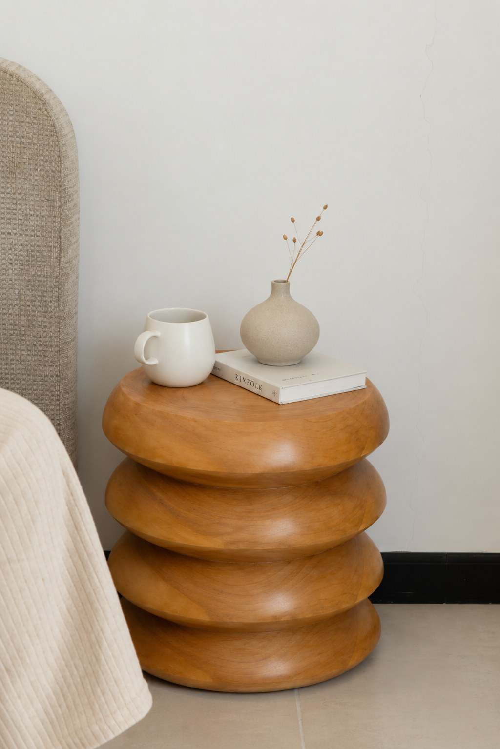 Rovix Solid Wood Side Table