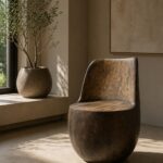 Aurelio Solid Wood Lounge Chair