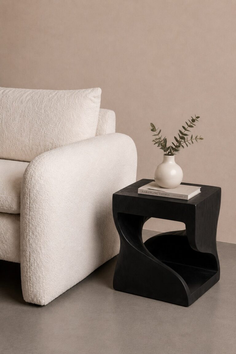 Sylor Twisted Wood Side Table