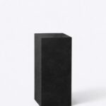 Zelda Black Microconcrete Plinth (60CM)