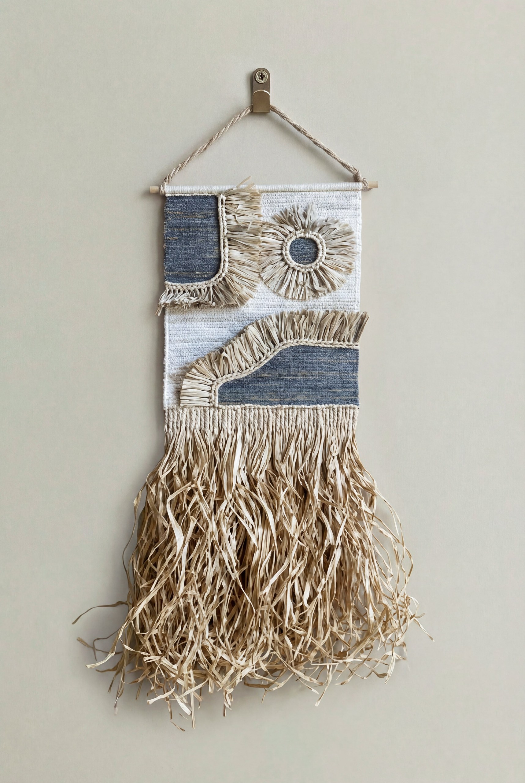 Olyra Natural Grey Moroccan Wall Decoration