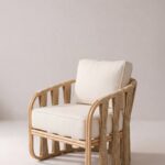 Zerra Natural Rattan Outdoor Lounge Chair