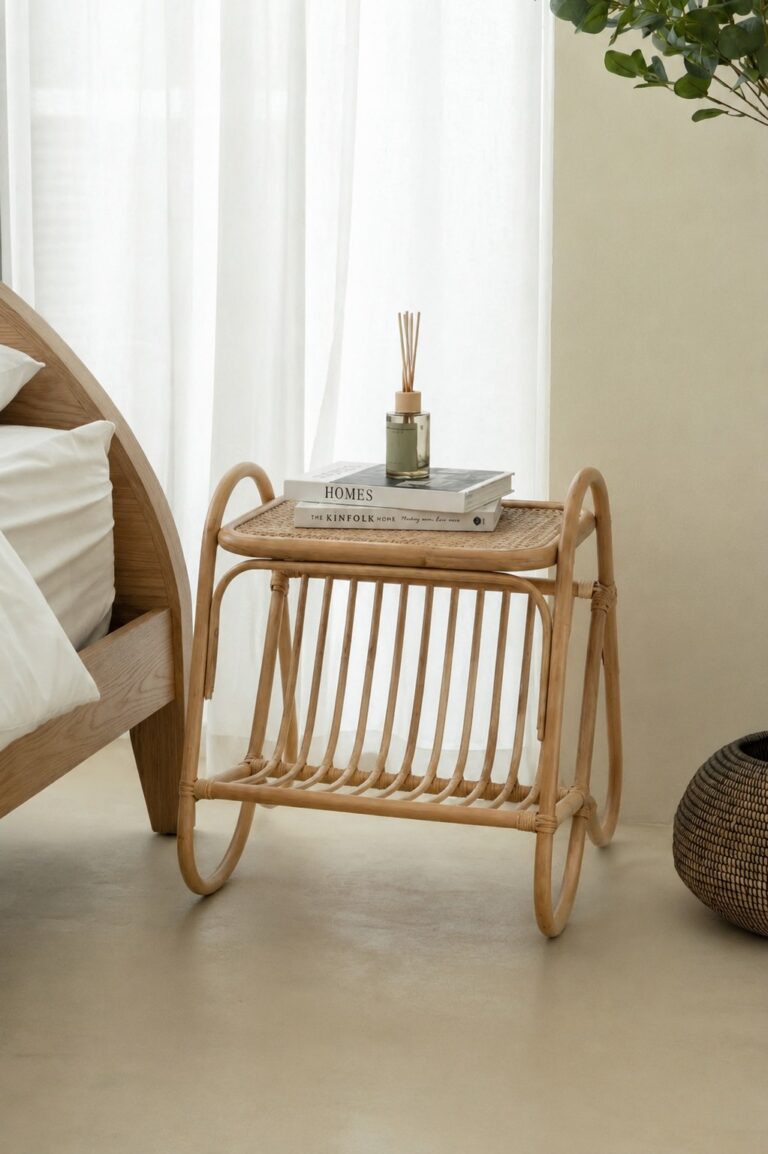 Livo Curve Rattan Side Table