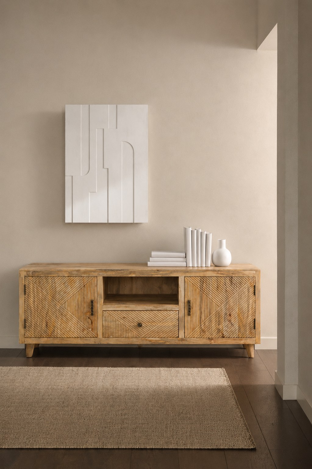 Naro Wooden Sideboard Cabinet